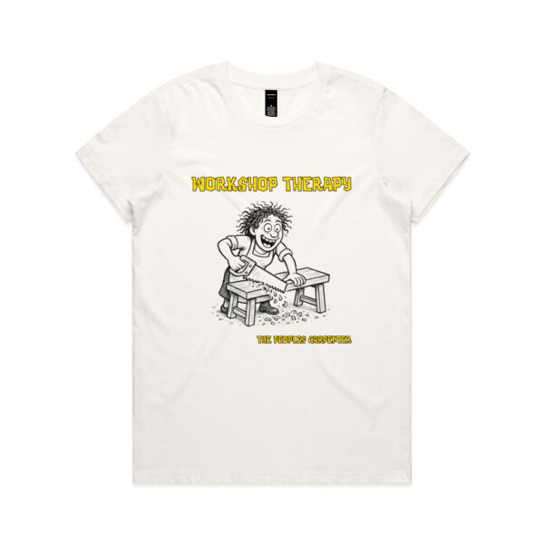 Workshop therapy - light coloured women's t-shirt Thumbnail