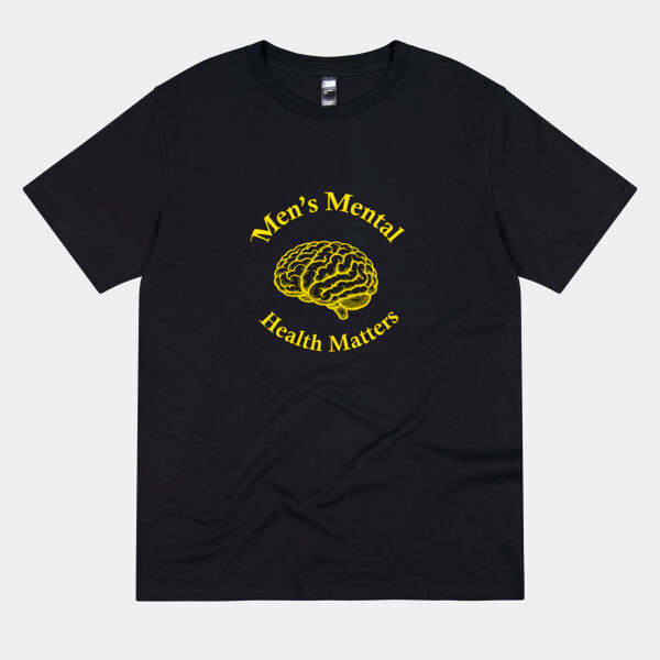 "Men's mental health matters" dark T-shirt Thumbnail