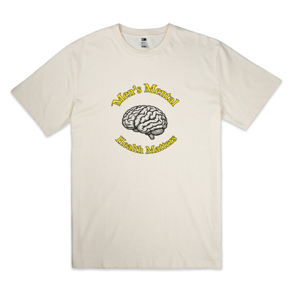 "Men's mental health matters" light T-shirt Thumbnail
