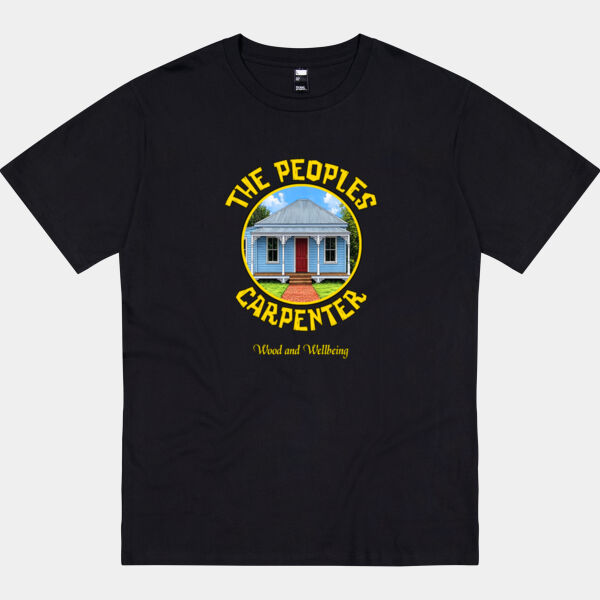 The Peoples Carpenter logo with cottage EPIC TEE Thumbnail