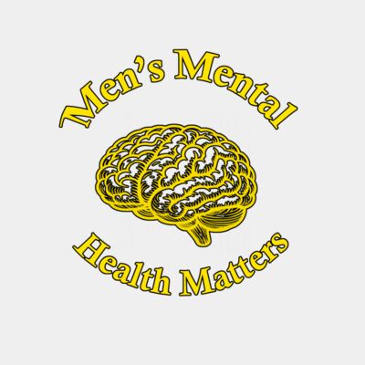 "Men's mental health matters" on dark Thumbnail